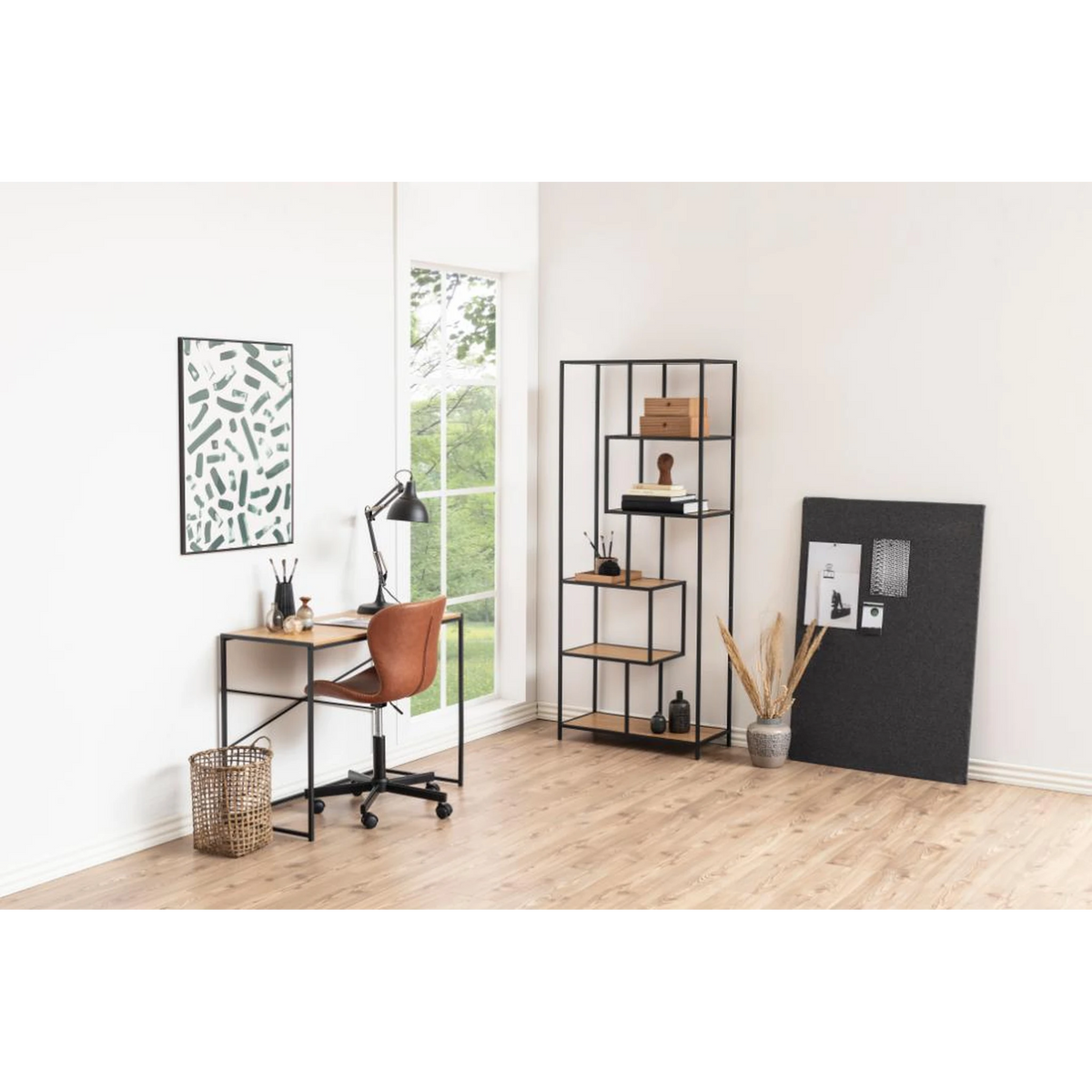Seaford Schreibtisch rechteckig 100x45x75 cm