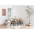 Roxby Esstisch rund Schwarz