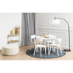 Roxby Esstisch rund weiss