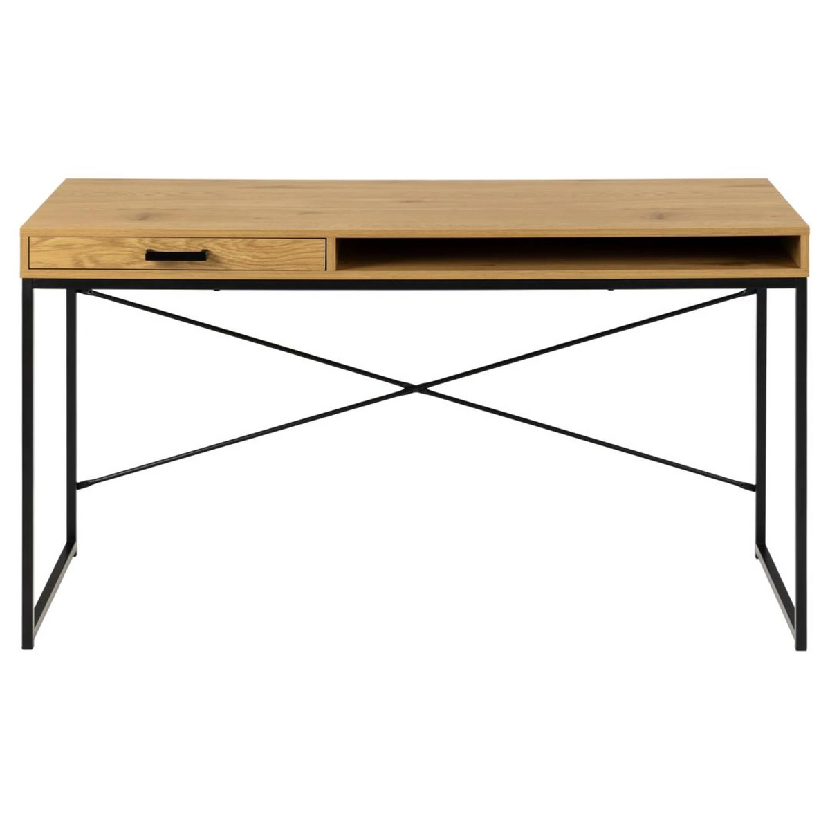 Seaford Schreibtisch rechteckig 140x58x76 cm
