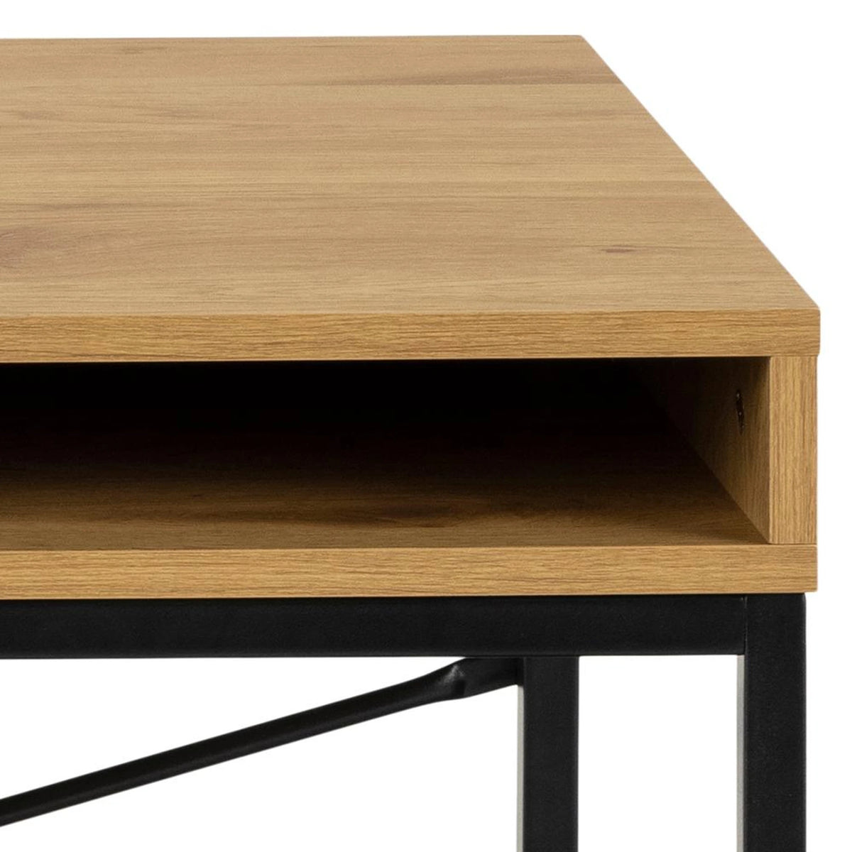 Seaford Schreibtisch rechteckig 140x58x76 cm