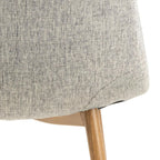 Celia Esszimmerstuhl, 4er-Set, Gestell Eiche-Optik