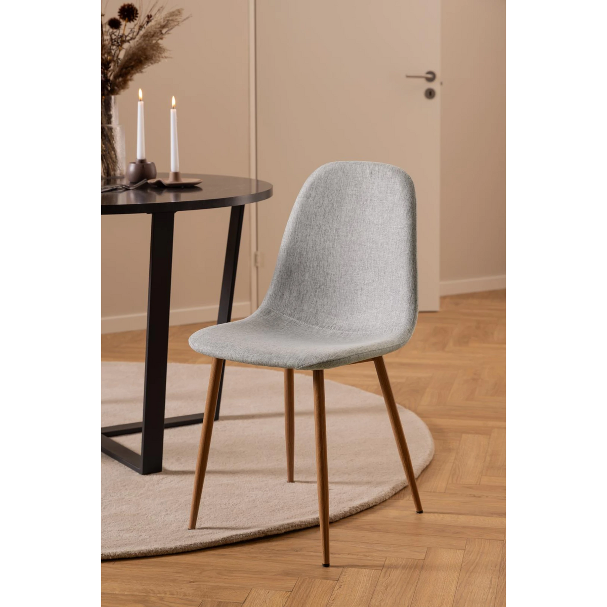 Celia Esszimmerstuhl, 4er-Set, Gestell Eiche-Optik