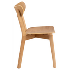 Roxby Esszimmerstuhl, 2er-Set, Gestell Eiche