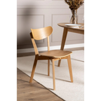 Roxby Esszimmerstuhl, 2er-Set, Gestell Eiche