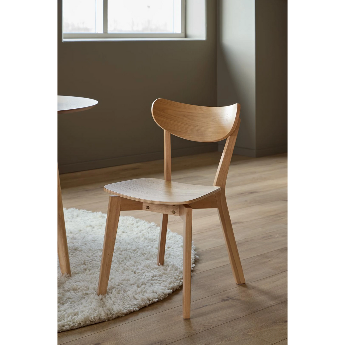 Roxby Esszimmerstuhl, 2er-Set, Gestell Eiche