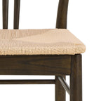 I_York Esszimmerstuhl mit Armlehne, 2er-Set, Gestell Eiche