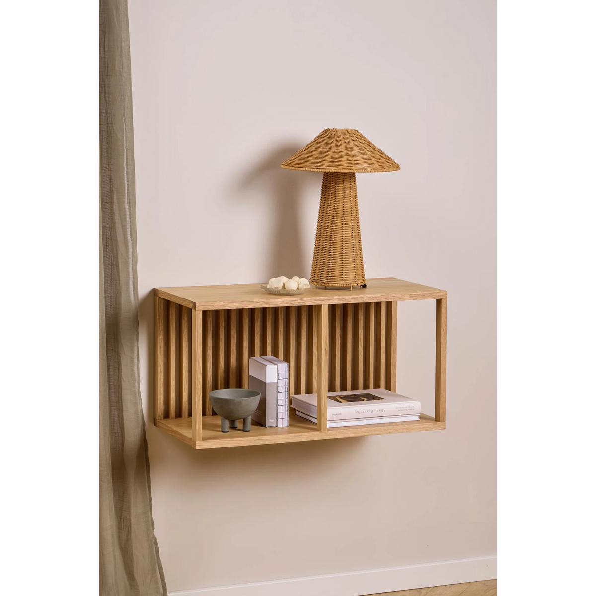 Wellington Wandregal quadratisch 67x31x35.5 cm
