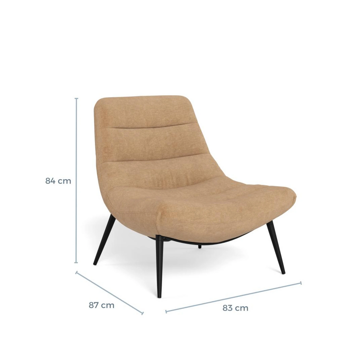 Milford Loungestuhl 83x87x84 cm