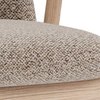 Leo Esszimmerstuhl mit Armlehne, 2er-Set, Gestell Weiss