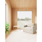 Fleury Bettcouch mit Armlehne 105x88x85 cm