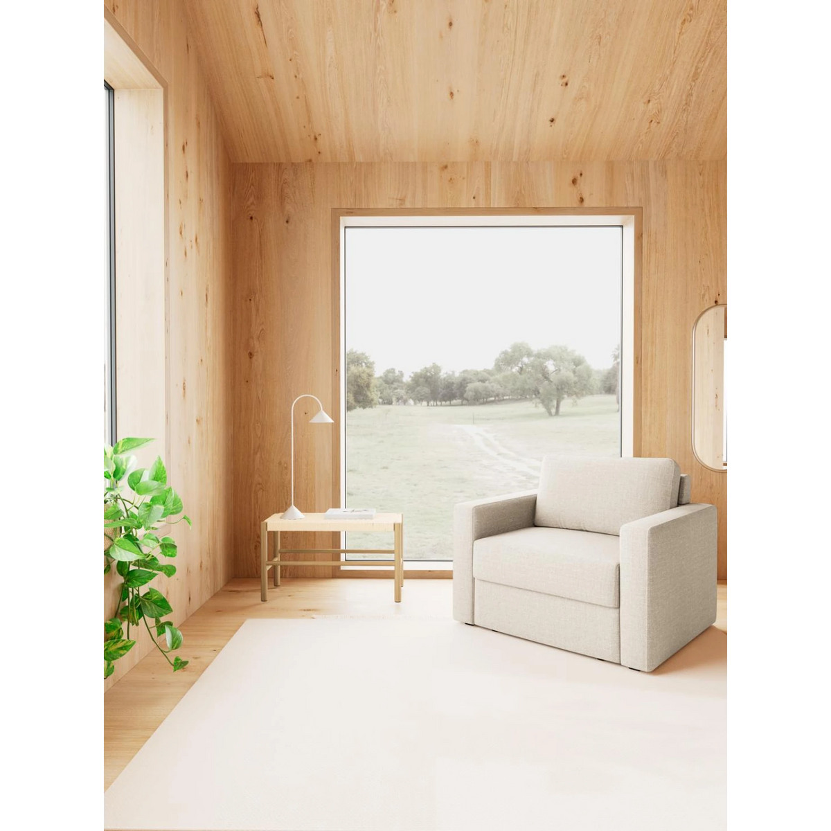 Fleury Bettcouch mit Armlehne 105x88x85 cm