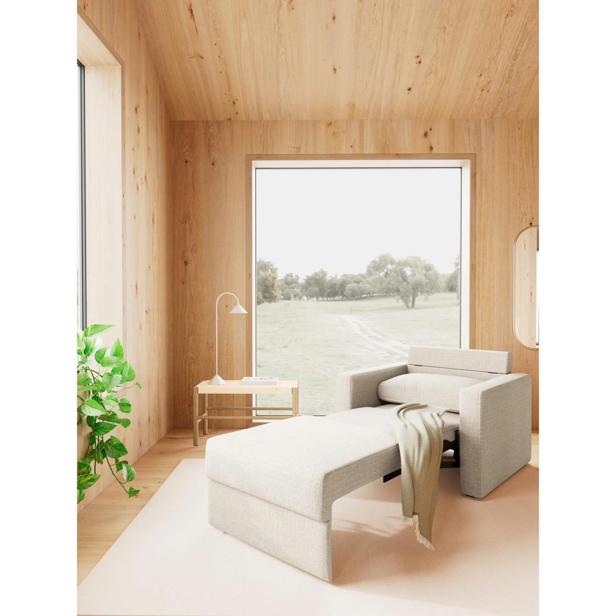Fleury Bettcouch mit Armlehne 105x88x85 cm