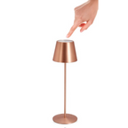 Kabellose LED-Tischlampe Etna in Bronze mit Touch-Funktion, H38cm – elegantes Design für Wohn- und Esszimmer