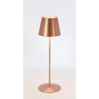 Elegante LED-Tischlampe Etna in Bronze, kabellos, H38cm – moderne Akku-Leuchte für Innen und Aussen