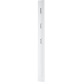 Germania Garderobenpaneel in Weiß mit 3 Kleiderhaken, schmal und hochwertig – modernes Design