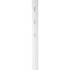 Germania Garderobenpaneel in Weiß mit 3 Kleiderhaken, schmal und hochwertig – modernes Design