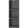 Germania Aktenregal 4230 in Graphit mit 3 offenen Fächern, modernes Büroregal aus Holz