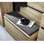 Sitzkissen grau 72cm für Bank - Bequeme Polsterauflage mit modernem Design für Schweizer Möbel