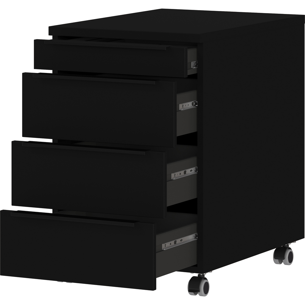 conteneur roulant noir Milan