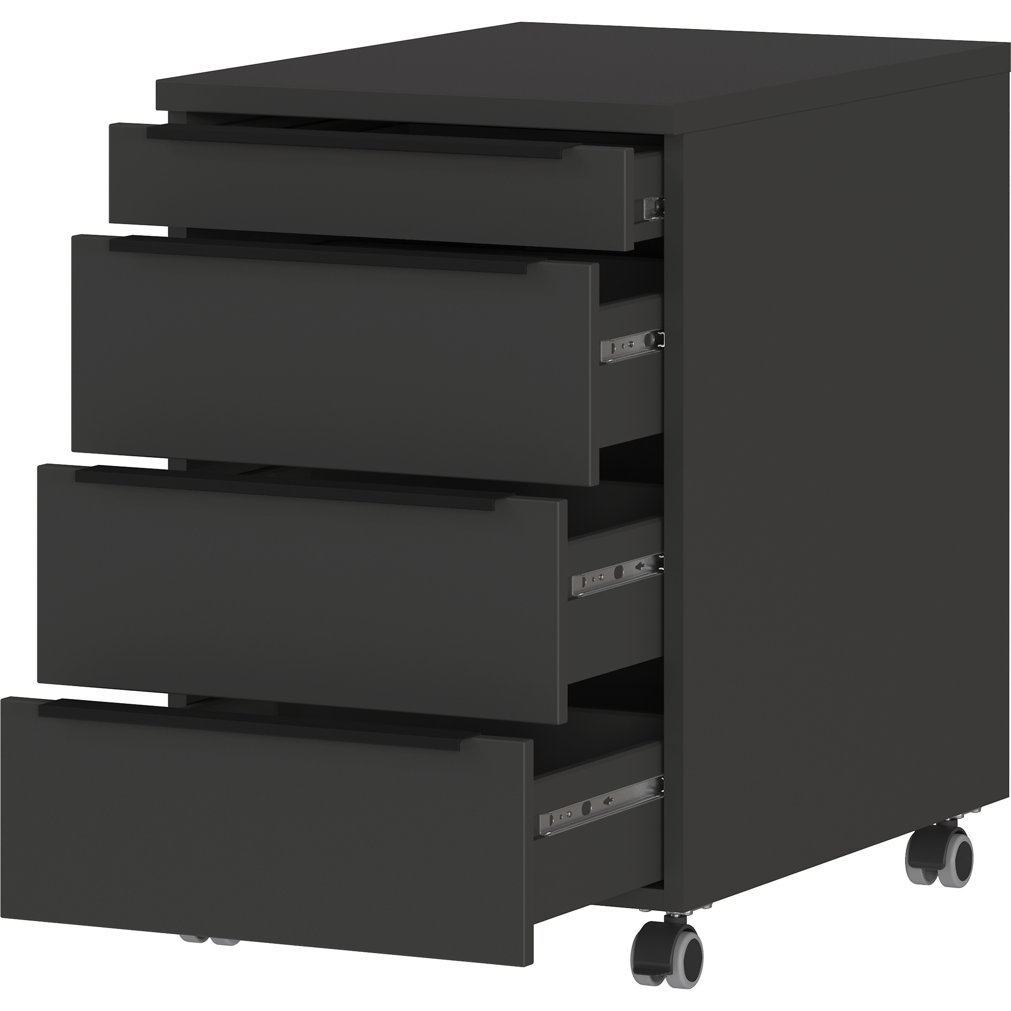 conteneur roulant en graphite Milan