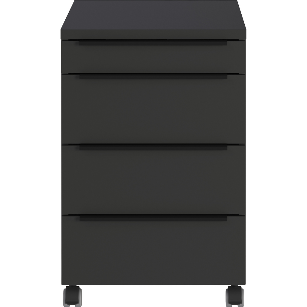 conteneur roulant en graphite Milan