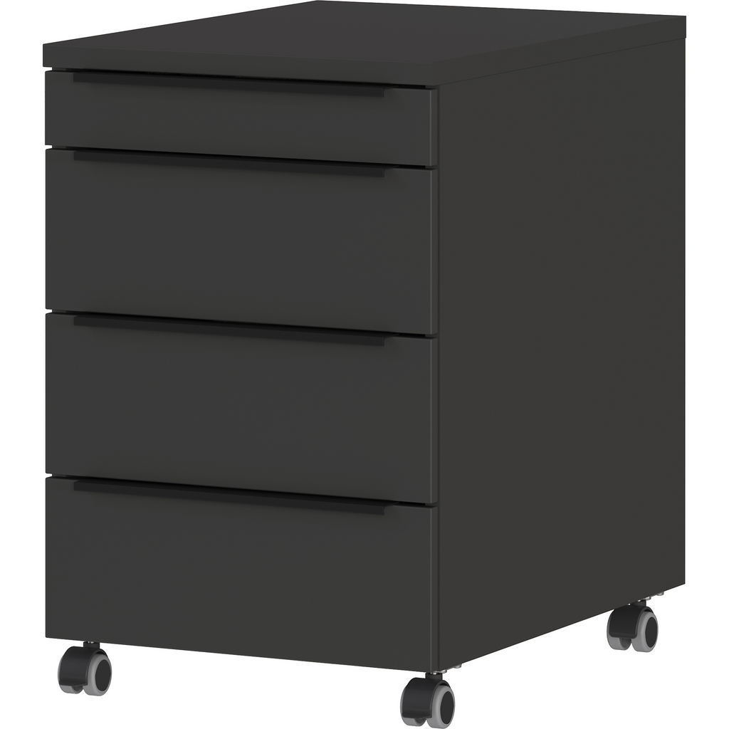 conteneur roulant en graphite Milan