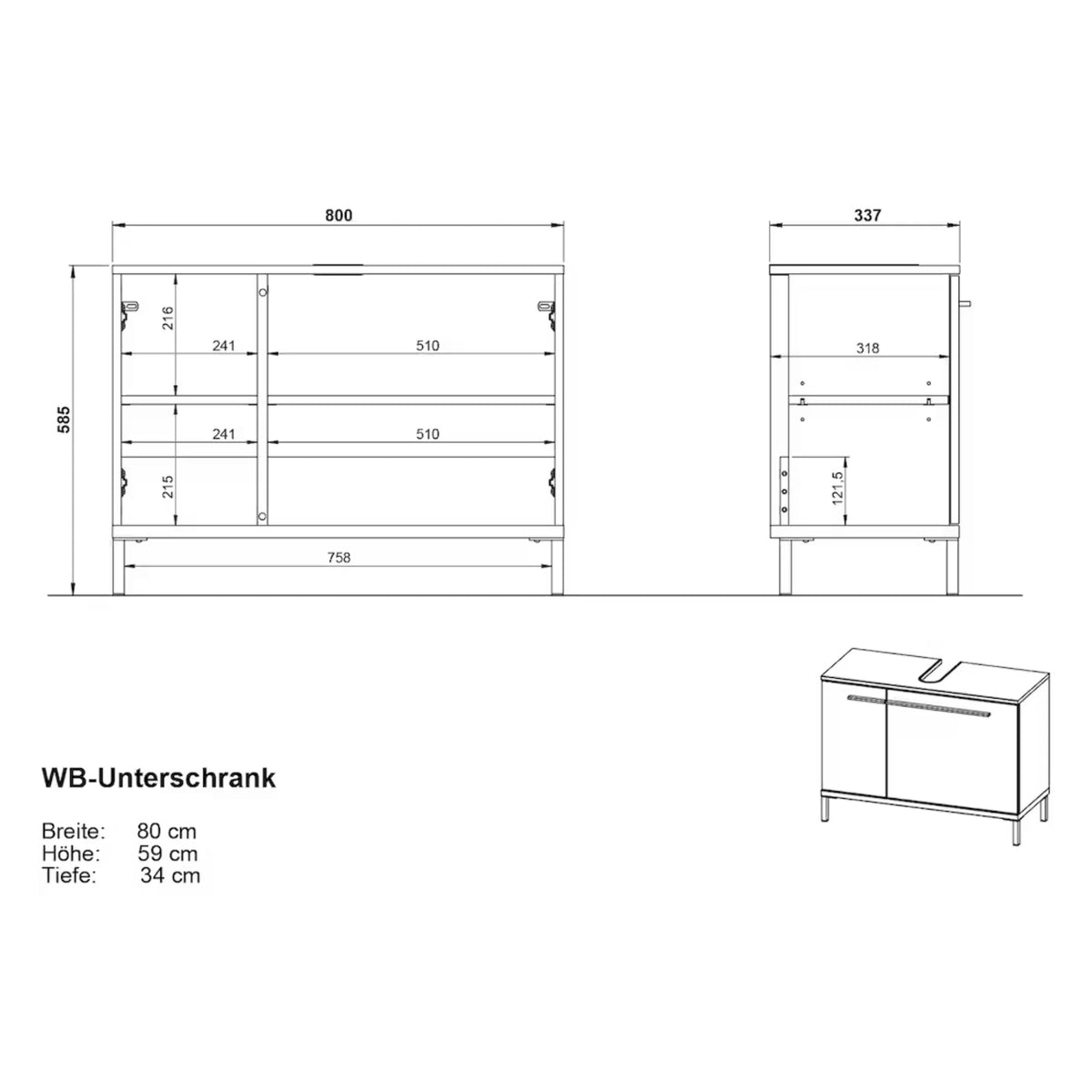 Unterschrank Yonkers