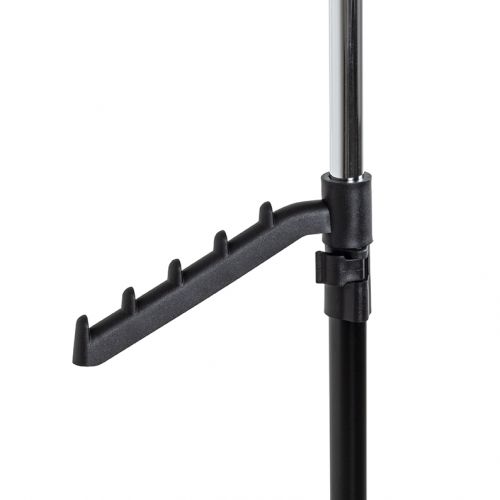 Penderie roulante, chrome noir – portant à vêtements mobile