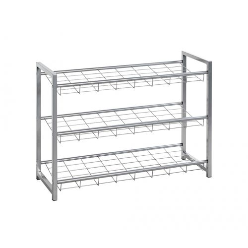 Étagère à chaussures en aluminium – étagère métallique robuste