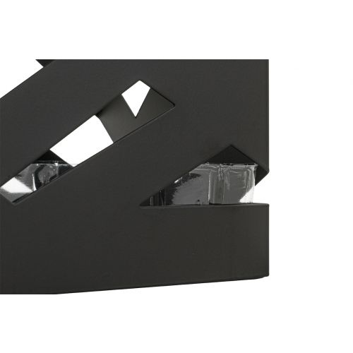Porte-parapluie noir – support de parapluie moderne avec bac de récupération.