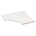 Étagère d'angle pour meuble d'angle extensible, 1 porte, par Jutzler – Blanc crème