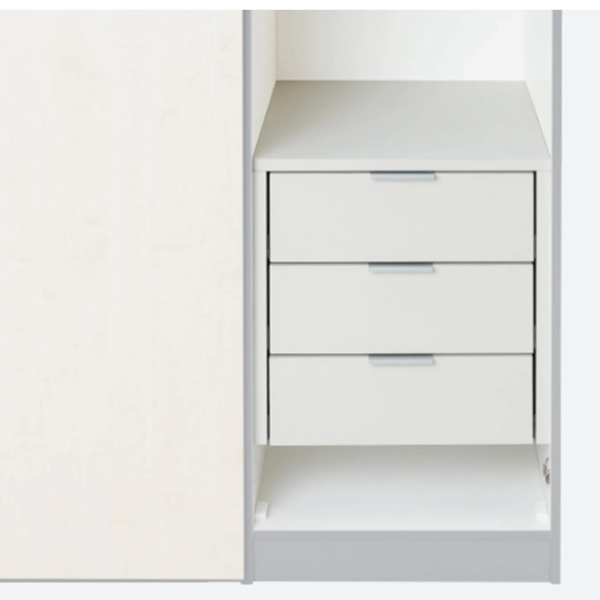 Meuble à tiroirs avec 3 petits tiroirs intérieurs de Jutzler – Blanc crème