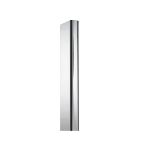 Jutzler Aufclipprofil Chrom 220 cm - Aluminium Profilleiste für Möbel und Regale