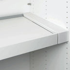 Jutzler Komfortablage gross in Cremeweiss mit Aluminiumgriff