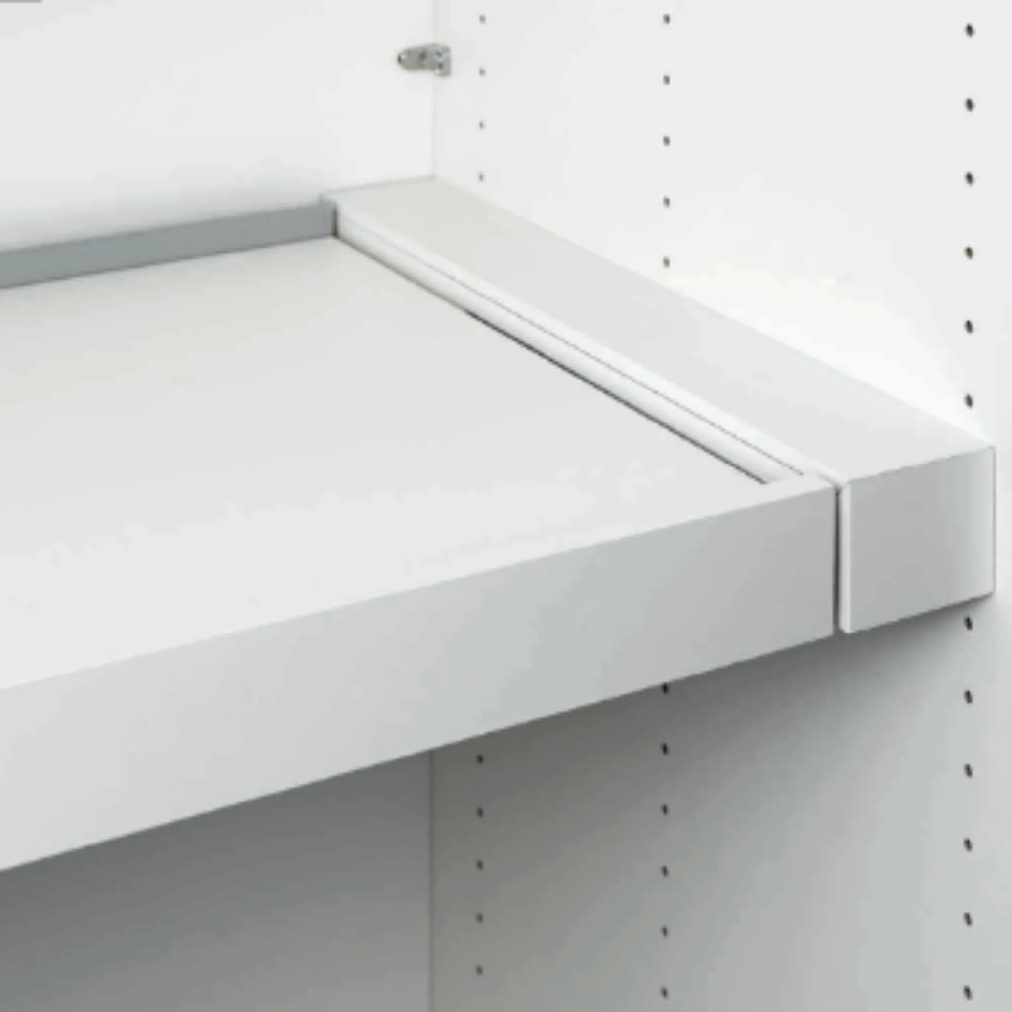Jutzler Komfortablage gross in Cremeweiss mit Aluminiumgriff