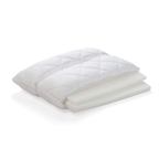 Clima Luxe Vario Kissen 50x70 cm in Weiss mit herausnehmbarem Memoryschaum-Einleger und gestepptem Bezug