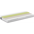 Bico Basic02 Matratze 90x200 cm mit Querschnitt – mehrschichtiger Aufbau mit grüner Komfortschicht