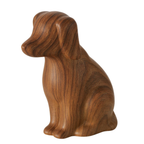 Holz Spardose Hund Wilhelmy – Dekorative Hundefigur aus Holz für Zuhause