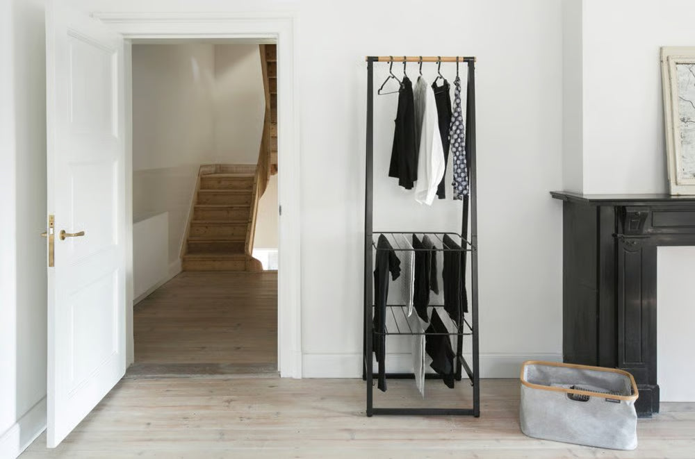 Porte-vêtements noir Linn