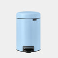 Brabantia Treteimer NewIcon 3L in Dreamy Blue – eleganter Badezimmer-Abfalleimer mit Soft-Close-Deckel
