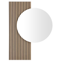 Schildmeyer Spiegel Hank800 mit Holzrahmen und vertikalen Lamellen Design