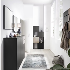 Schildmeyer Schieberegal Hank in Schwarz - modernes Design für stilvolle Flurgestaltung