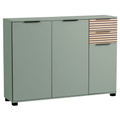 Schildmeyer Schuhschrank Alexa Pistazie - moderner Flurschrank mit Schubladen