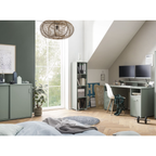 Schildmeyer Aktenschrank Niels in Pistazie - modernes Jugendzimmer mit Schreibtisch und Regal