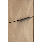 Schildmeyer Piazza HB400 Natur Highboard - modernes Holzmöbel mit eleganten Griffen