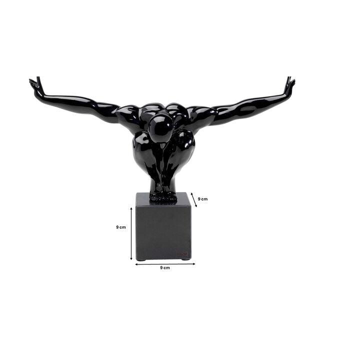 Objet décoratif Athlète Noir Petit KARE