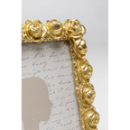 Goldener Bilderrahmen mit Rosendekor – KARE Rose Gold Blossom 13x18 cm, elegantes Blütendesign