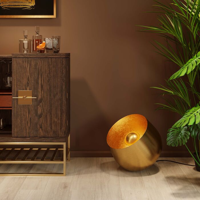 Bodenleuchte Apollon Smooth Gold Ø50cm KARE