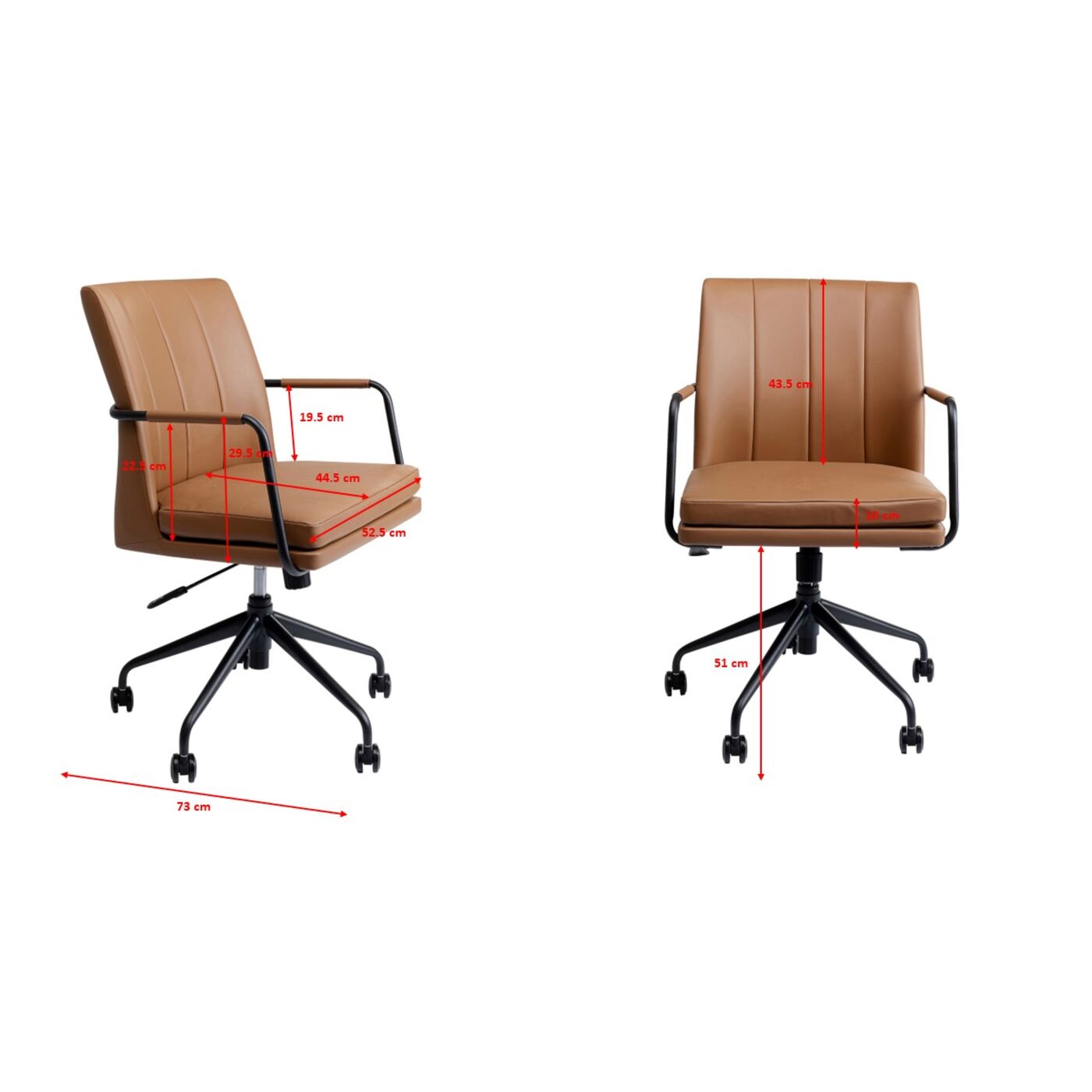 Chaise de bureau Charles de Kare